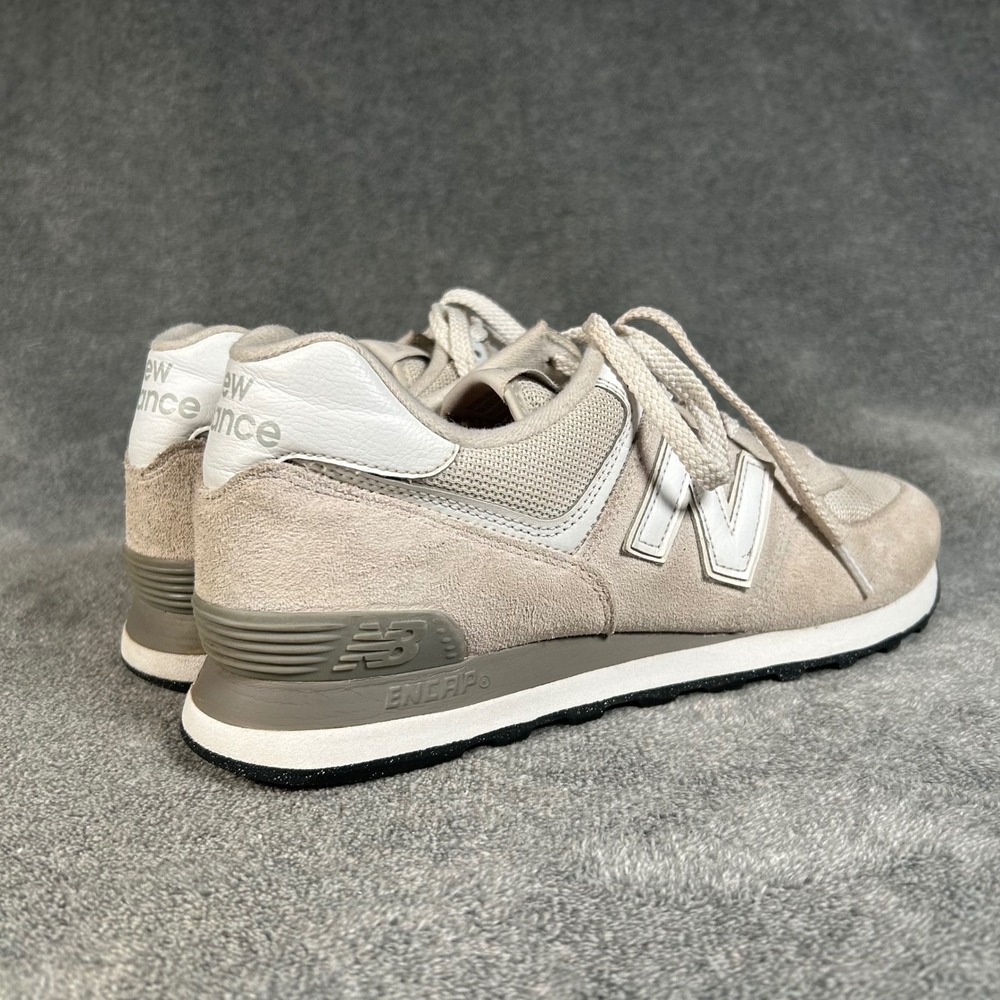 New Balance 574 Classic Mens 8.5 D Gray Angora Incense Suede Sneakers ML574EVW - Picture 5 of 12